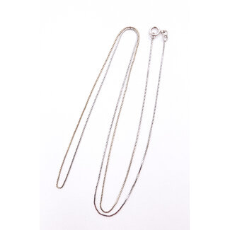 Necklace Box Link 14kw .50mm 18" 1g 226022012