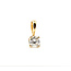 Pendant Solitaire .25ct Round Diamond 14ky 9.5x4mm .41g 226020070