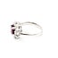 Ring Halo .51ctw Round Diamonds 1.25ct Ruby 18kw 13x11mm Sz5.75 5.3g 125060096
