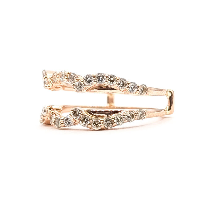 Ring Enhancer .75ctw Round Diamonds 14kr 5mm Sz6 4.48g 126038047