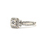 Ring Engagement 1.00ctw Round Diamonds 14kw 3mm Sz6.5 4.5g 126038042