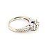 Ring Engagement 1.00ctw Round Diamonds 14kw 3mm Sz6.5 4.5g 126038042