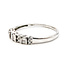 Ring Bridal .25ctw Round & Baguette Diamonds 14kw 3.5mm Sz9 2.02g 126030029