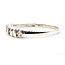 Ring Bridal .25ctw Round & Baguette Diamonds 14kw 3.5mm Sz9 1.94g 126030027