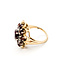 Ring Floral 2.25ctw Red Garnet 10ky 1.6mm Sz5 6.75g 126030043