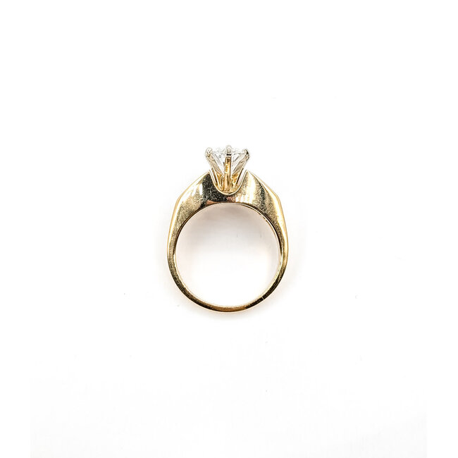 Ring 1.53ct Marquise Lab Grown Diamond IGI: LG671435406 VVS2 E .50ctw Baguette Diamonds 14ky sz7 9mm 6.82g 124060202