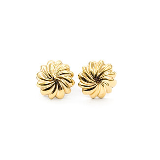 Earrings Stud Shell 14ky .55" .89g 126032009