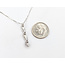 Pendant Drop 3-Station 0.51ct Round Diamonds 18kw .9x.1" 17" 3.90g 126030065