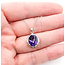 Pendant Drop .07ctw Round Diamonds 4.15ct Purple Amethyst 900pt .9x.55" 15-17" 6.43g 126030058