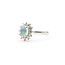 Ring Halo .43ctw Round Diamonds .61ct Jelly Opal 900pt 2.4mm Sz9 5.29g 126030053