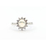 Ring Halo .43ctw Round Diamonds .61ct Jelly Opal 900pt 2.4mm Sz9 5.29g 126030053