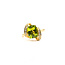 Ring Bow .08ctw Round Diamonds 2.39ct Green Peridot 18ky 2.6mm Sz6 5.08g 126030007