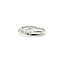 Ring Asymetrical Split .14ctw Round Diamonds 14kw 3mm Sz4 2.42g 126030008