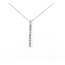 Pendant Drop Line .20ctw Round Diamonds 18kw 1" 15-17" 2.84g 126030075