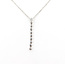 Pendant Drop Line .20ctw Round Diamonds 18kw 1" 15-17" 2.84g 126030075