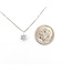 Pendant Solitaire W/chain 0.503ct Round Diamond 850pt 9x5mm 15.5" 2.13g 126030062