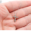 Pendant Cross 0.50ct Round Diamonds 900pt .55x.45" 18" 2.14g 126030064