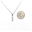 Pendant Bar W/Chain .25ctw Round Diamonds 14kw .75x.1 18" 1.76g 126030044