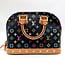 Handbag Louis Vuitton Alma Murakami Monogram Black 126045001
