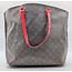 Handbag Louis Vuitton All In Monogram Coquelicot 126045004