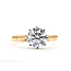 Ring Engagement Solitaire 1.52ct Round Lab Grown Diamond IGI Report: LG770635653 E VVS2 18ky 2.75mm Sz6.5 3.7g 126038002