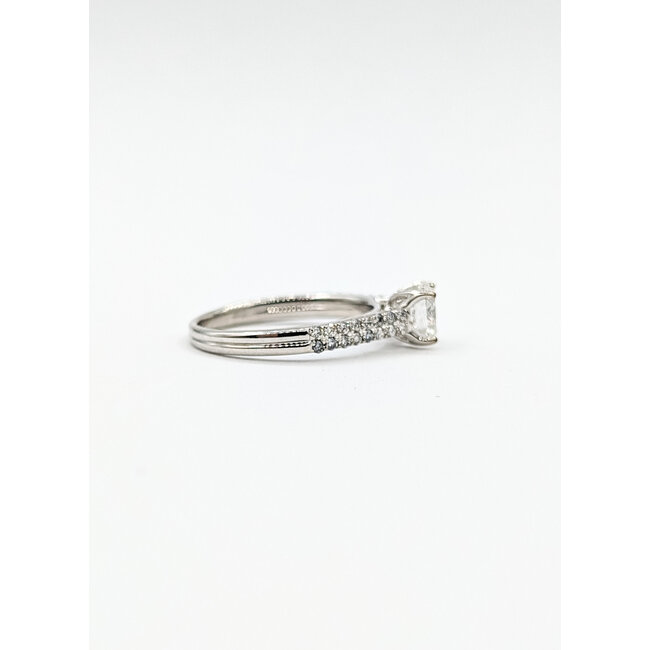 Ring 0.96ct RB Lab Grown Diamond IGI: 677551700 1ctw Lab Grown Diamonds 18kw 2.5mm Sz7 3.58g 125090104