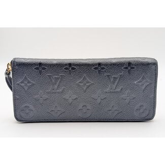 Wallet Louis Vuitton Clemence Monogram Black Empreinte Leather 126045013