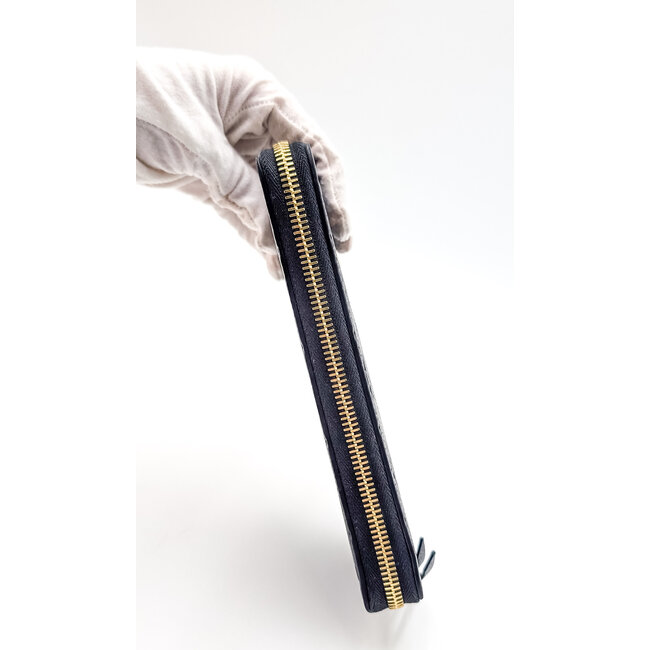 Wallet Louis Vuitton Clemence Monogram Black Empreinte Leather 126045013