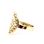 Ring Scroll Work 10ky 18mm Sz7.5 2.34g 126022020