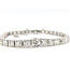 Bracelet Art Deco Milgrain 7.75ctw Old Mine Diamonds Platinum 7mm 6.5" 17.2g 226030066
