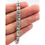 Bracelet Art Deco Milgrain 7.75ctw Old Mine Diamonds Platinum 7mm 6.5" 17.2g 226030066