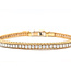 Bracelet Wheat Extender 3ctw Round Diamonds 18ky 5.25mm 7.5" 20.87g 226030067