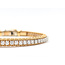 Bracelet Wheat Extender 3ctw Round Diamonds 18ky 5.25mm 7.5" 20.87g 226030067