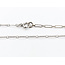 Pendant Filigree W/Chain .12ct Old Euro Diamond 14kw 1.5x.75" 16" 2.93g 226030065