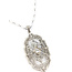 Pendant Filigree W/Chain .12ct Old Euro Diamond 14kw 1.5x.75" 16" 2.93g 226030065