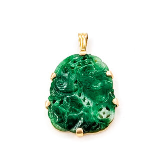 Pendant Peacock 14ky 1.25x.75" 4.45g 226030064