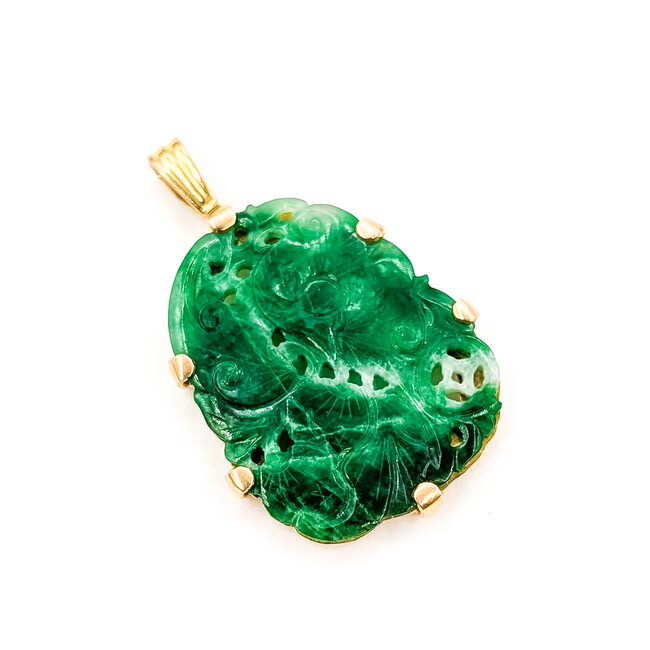 Pendant Peacock 14ky 1.25x.75" 4.45g 226030064