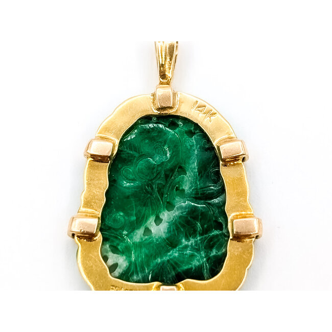 Pendant Peacock 14ky 1.25x.75" 4.45g 226030064