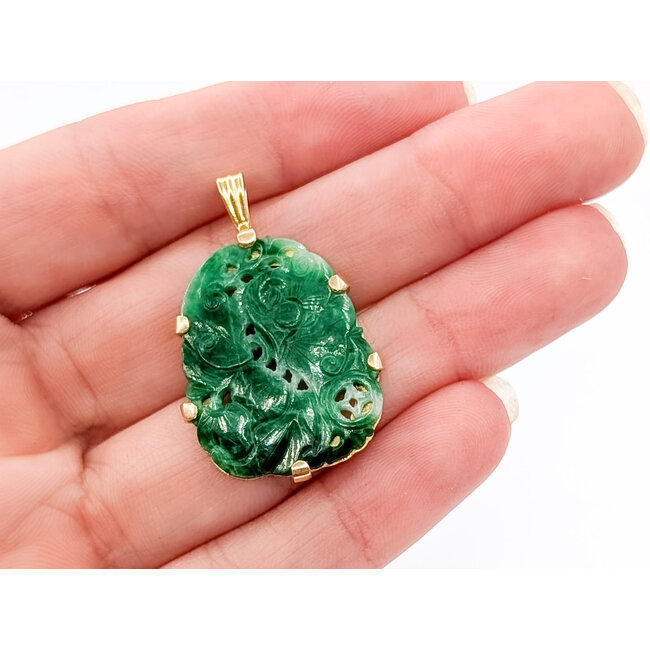 Pendant Peacock 14ky 1.25x.75" 4.45g 226030064