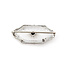 Brooch Filigree Kampfer Glass .035ct Round Diamond 14kw 1.4x.6" 4.15g 226030057
