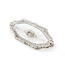 Brooch Filigree Kampfer Glass .035ct Round Diamond 14kw 1.4x.6" 4.15g 226030057