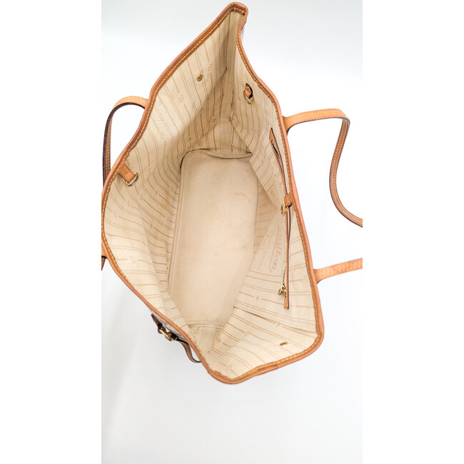 Handbag Louis Vuitton Neverfull MM Damier Azur 126045021