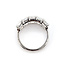 Ring 5-Stone 5.00ctw Radiant Lab Grown Diamonds 14kw 2.5mm Sz7 6.26g 126040009