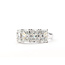 Ring 5-Stone 5.00ctw Radiant Lab Grown Diamonds 14kw 2.5mm Sz7 6.26g 126040009