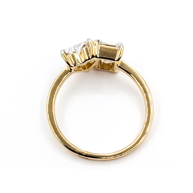 Ring Engagement Hidden Halo 1.65ct Round Lab Grown Diamond 1.75ctw Lab Grown Diamonds 14ky 1.5mm Sz7 2.27g 126040045