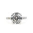 Ring Engagement 4.01ct Round Lab Grown Diamond IGI Report: LG749586414 14kw 2.2mm Sz7 4.28g 126048002