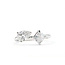 Ring Toi Et Moi 1.50ctw Pear & Cushion Lab Grown Diamonds 14kw 2.4mm Sz7 2.76g 126040037