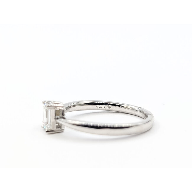 Ring Toi Et Moi 0.50ctw Emerald & Pear Lab Grown Diamonds 14kw 2.2mm Sz7 3.05g 126040031