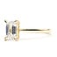 Ring Engagement Solitaire 1.50ct Emerald Cut Lab Grown Diamond 14ky 2mm Sz7 2.95g 126070017