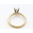 Ring Engagement Solitaire 1.50ct Emerald Cut Lab Grown Diamond 14ky 2mm Sz7 2.95g 126070017